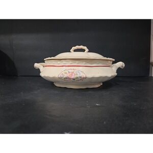 Crooksville China Co. 645 Tureen Casserole Serving Bowl Lid Vegetable Dish